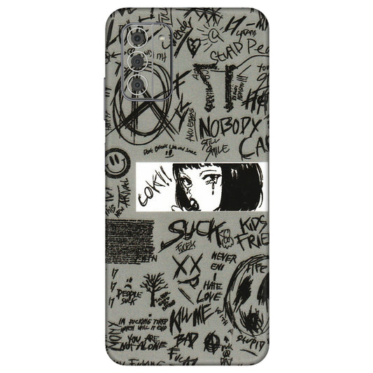 HMD NOKIA Phone Skins (All Models) - Never Have Love Anime - 3D Embossed Finish (L-260) HMD Nokia G42 5G