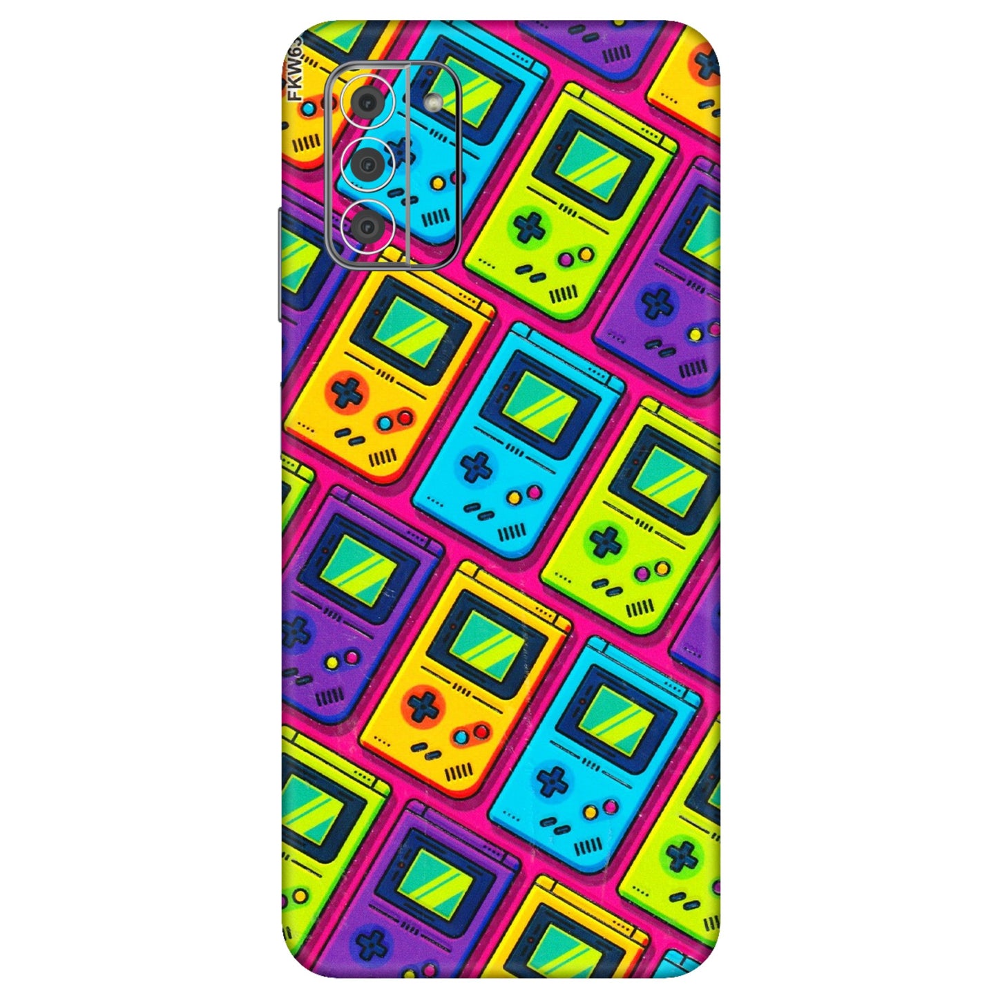 HMD NOKIA Phone Skins (All Models) - Gameboy Colourful - 3D Embossed Finish (L-266) HMD Nokia G42 5G