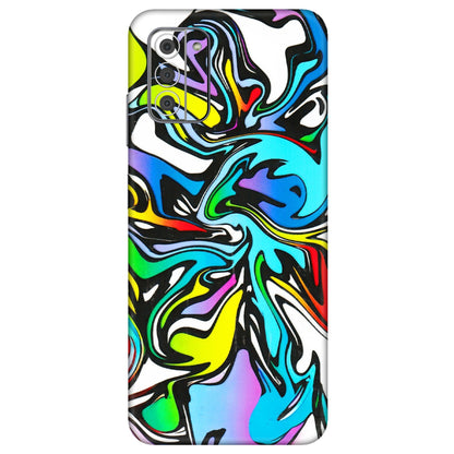 HMD NOKIA Phone Skins (All Models) - Abstract Colour Paints - 3D Embossed Finish (L-271) HMD Nokia G42 5G
