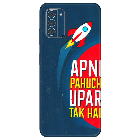 HMD NOKIA Phone Skins (All Models) - Apni Pahuch Upar Tak Hai - 3D Embossed Finish (L-276) HMD Nokia G42 5G
