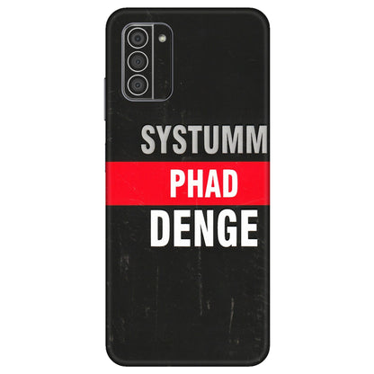 HMD NOKIA Phone Skins (All Models) - Systumm Phad Denge - 3D Embossed Finish (L-278) HMD Nokia G42 5G