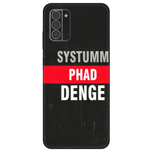 HMD NOKIA Phone Skins (All Models) - Systumm Phad Denge - 3D Embossed Finish (L-278) HMD Nokia G42 5G