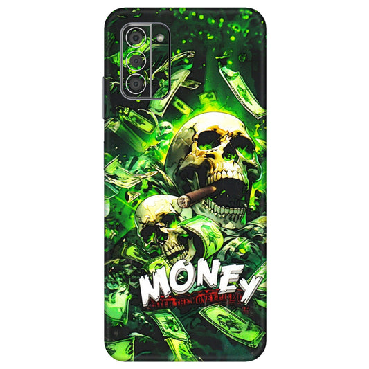 HMD NOKIA Phone Skins (All Models) - Skull Money - 3D Embossed Finish (L-303) HMD Nokia G42 5G