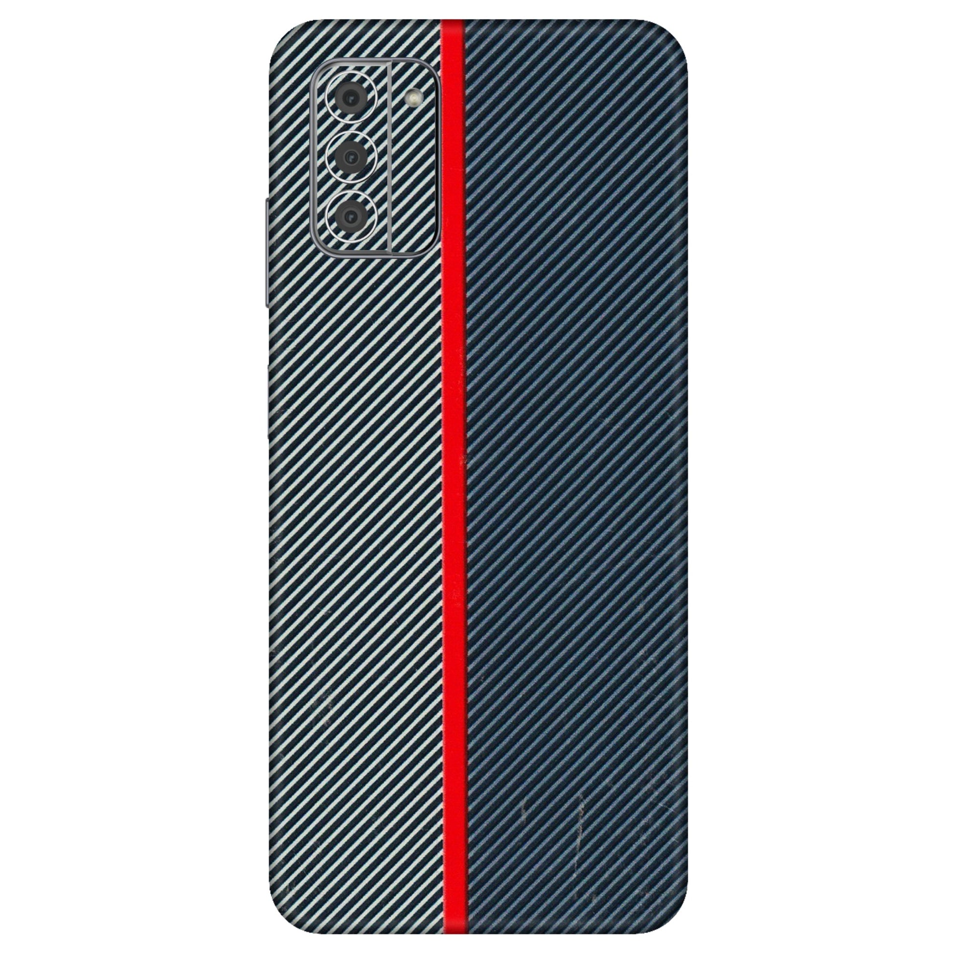 HMD NOKIA Phone Skins (All Models) - Blue Sober Lines - 3D Embossed Finish (L-305) HMD Nokia G42 5G