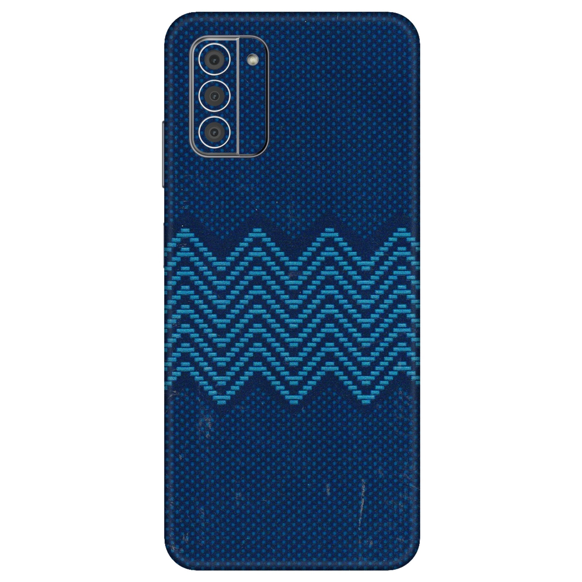 HMD NOKIA Phone Skins (All Models) - Blue Sober Waves - 3D Embossed Finish (L-306) HMD Nokia G42 5G