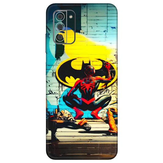 HMD NOKIA Phone Skins (All Models) - New Spiderman Bat Logo - 3D Embossed Finish (L-309) HMD Nokia G42 5G
