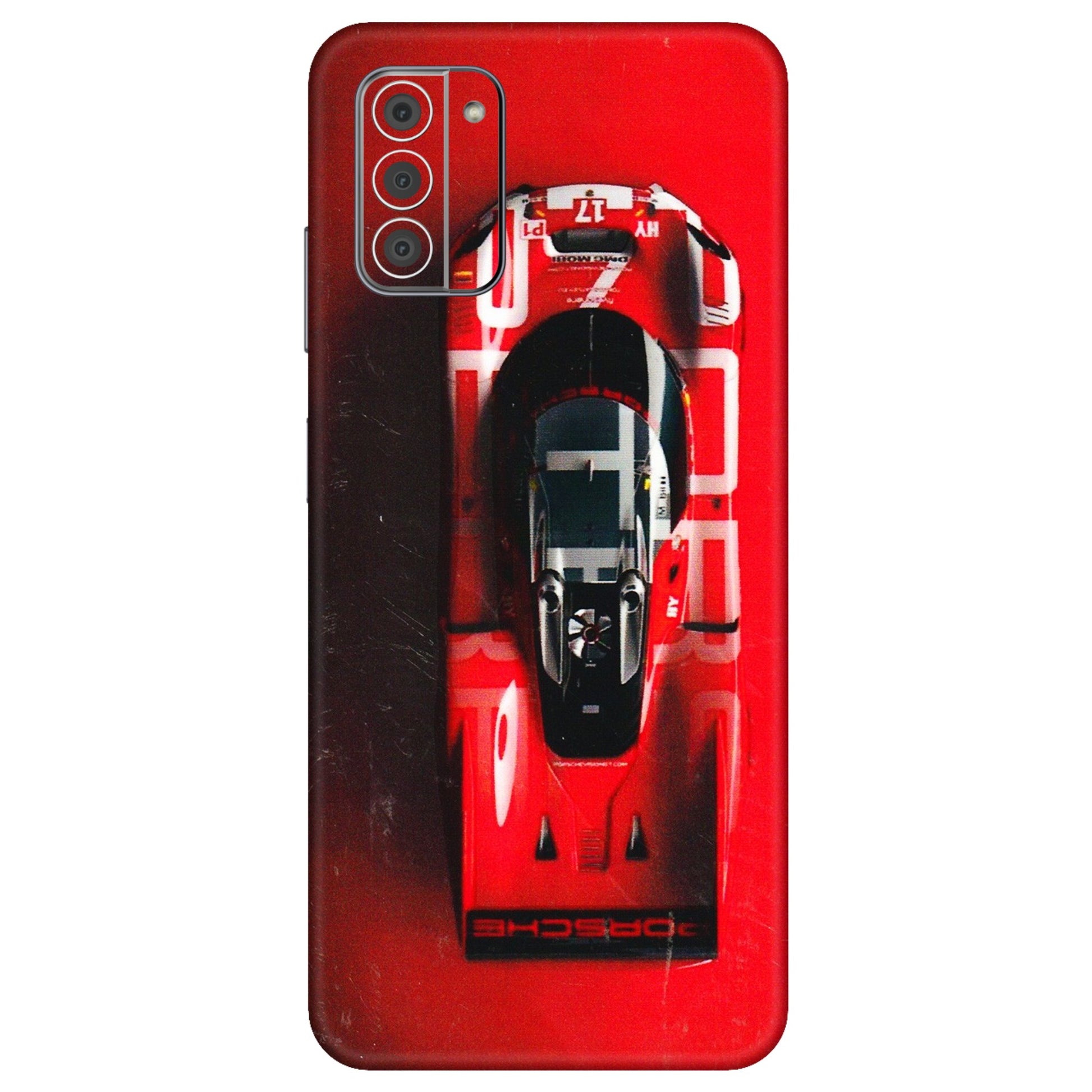 HMD NOKIA Phone Skins (All Models) - Red Porsche Car Logo - 3D Embossed Finish (L-315) HMD Nokia G42 5G