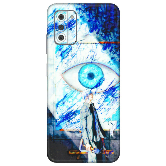 HMD NOKIA Phone Skins (All Models) - Anime Sea Blue Eye - 3D Embossed Finish (L-318) HMD Nokia G42 5G