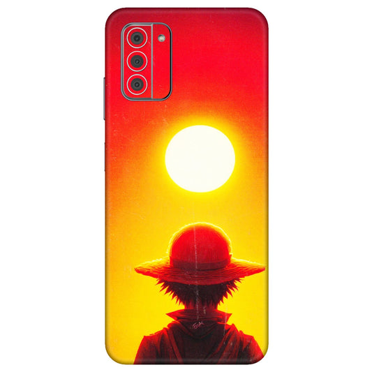 HMD NOKIA Phone Skins (All Models) - Cool Sunset With Monkey D.Luffy Anime - 3D Embossed Finish (L-329) HMD Nokia G42 5G