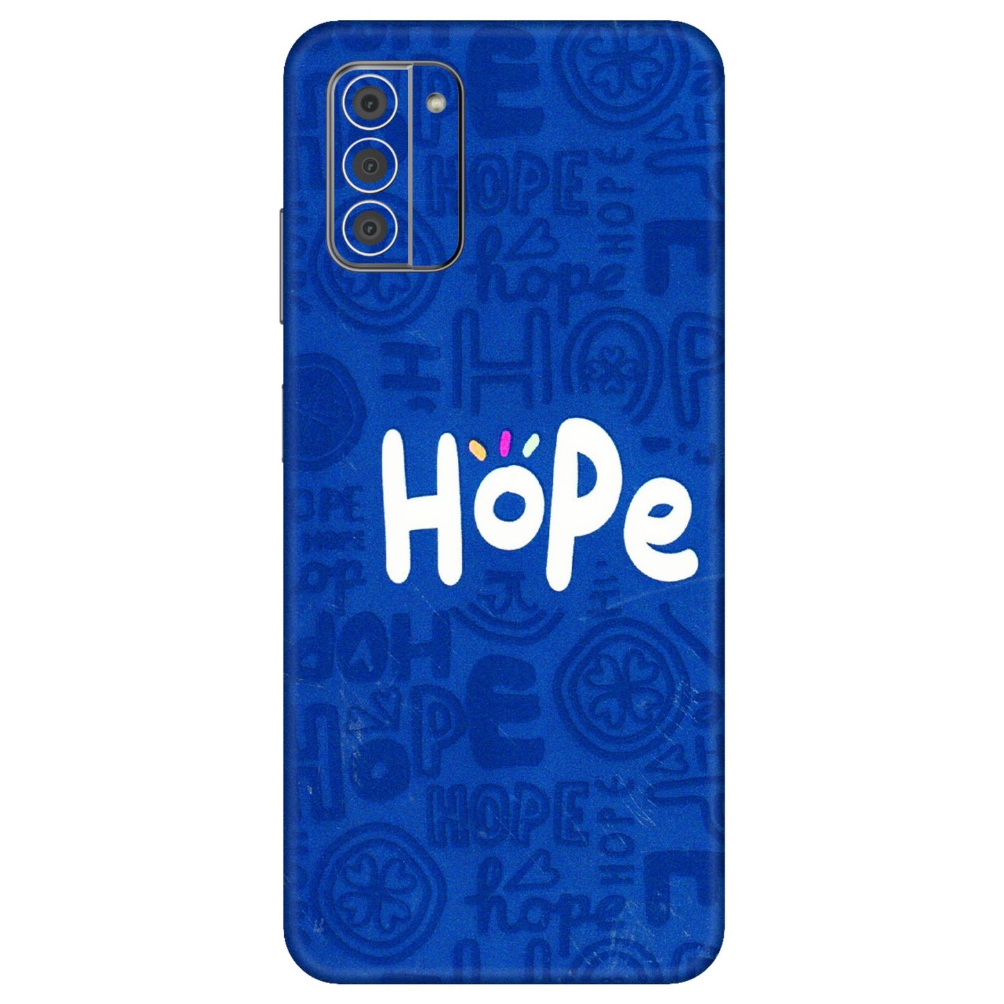 HMD NOKIA Phone Skins (All Models) - Hope Doodles Blue - 3D Embossed Finish (L-43) HMD Nokia G42 5G