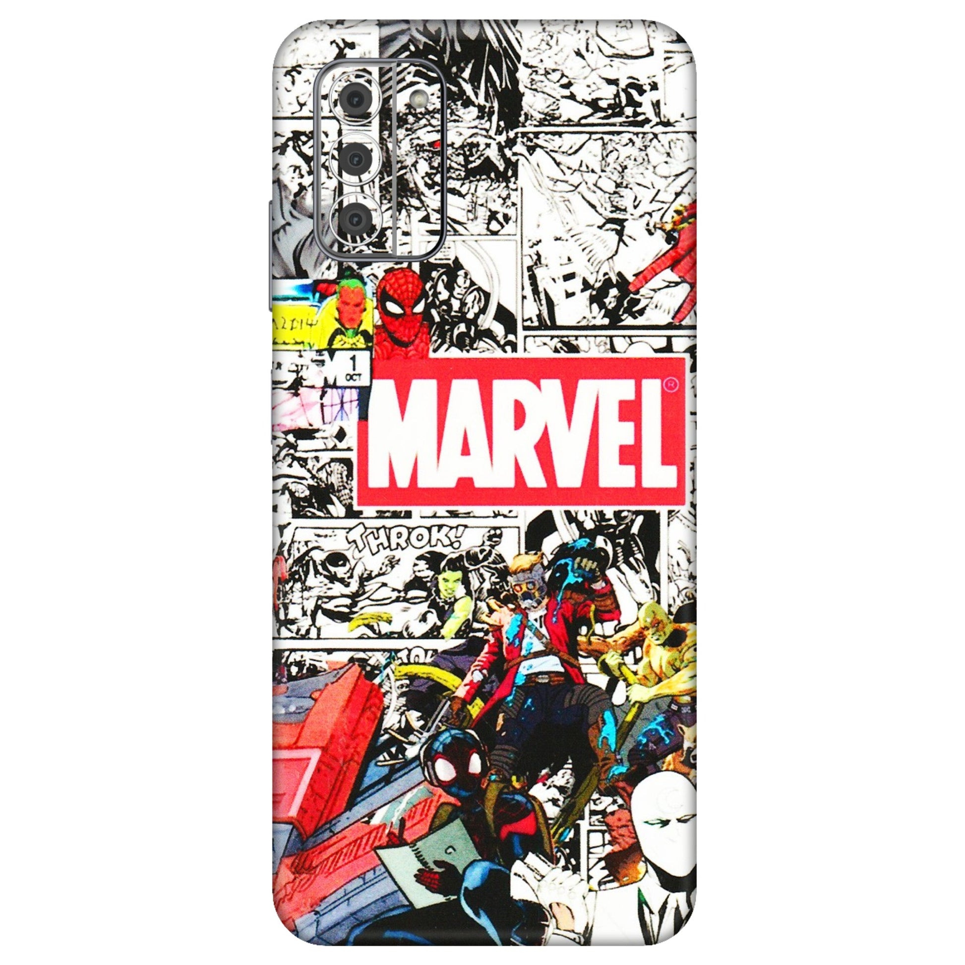 HMD NOKIA Phone Skins (All Models) - Marvel Colorful Comic - 3D Embossed Finish (L-64) HMD Nokia G42 5G