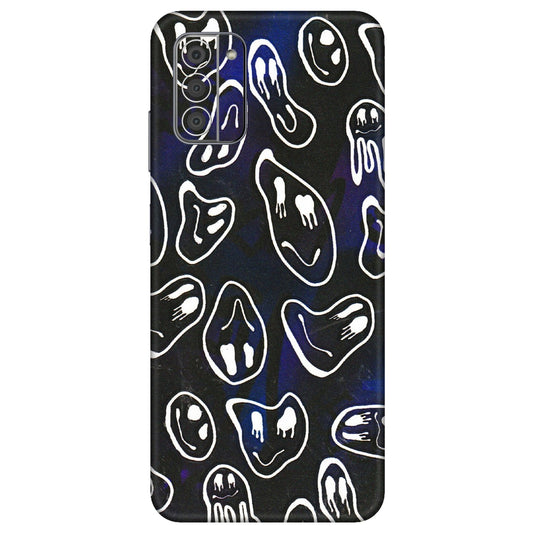 HMD NOKIA Phone Skins (All Models) - Distorted Smileys - 3D Embossed Finish (L-92) HMD Nokia G42 5G