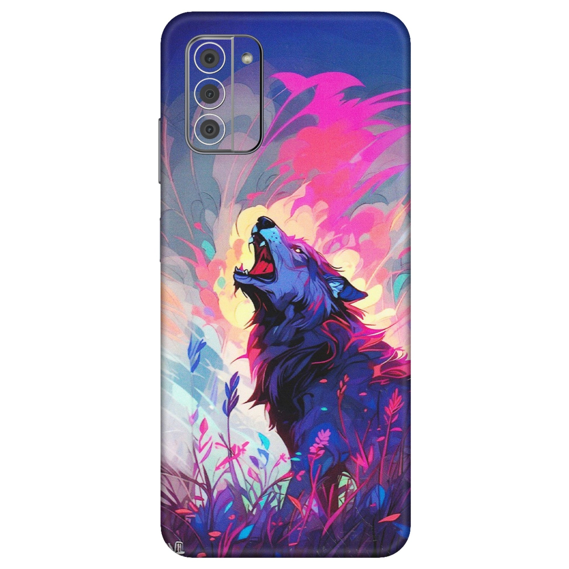 HMD NOKIA Phone Skins (All Models) - New Wild Wolf Abstract - Matte Finish (M-125) HMD Nokia G42 5G