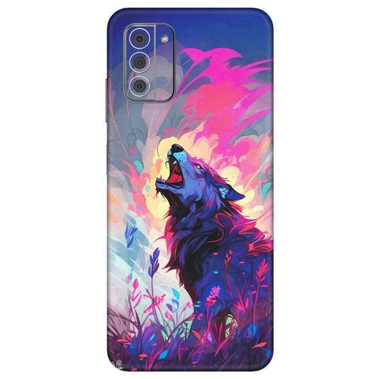 HMD NOKIA Phone Skins (All Models) - New Wild Wolf Abstract - Matte Finish (M-125) HMD Nokia G42 5G