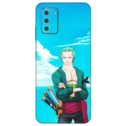 HMD NOKIA Phone Skins (All Models) - Cool Swordman Zoro Anime - Matte Finish (M-143) HMD Nokia G42 5G