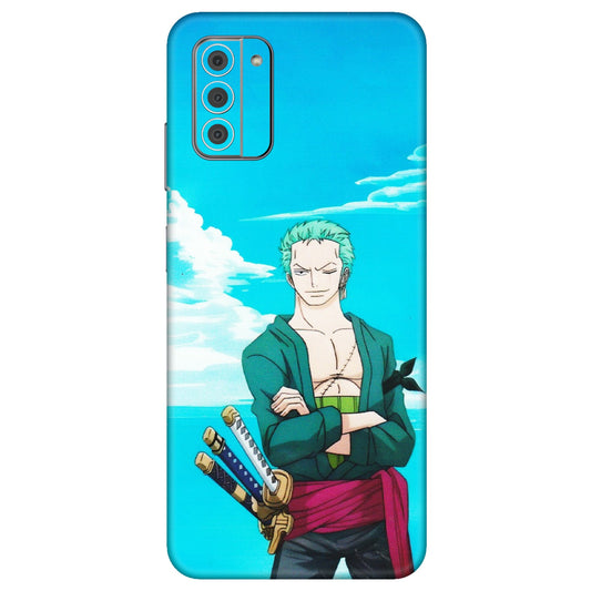 HMD NOKIA Phone Skins (All Models) - Cool Swordman Zoro Anime - Matte Finish (M-143) HMD Nokia G42 5G