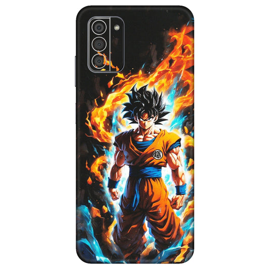 HMD NOKIA Phone Skins (All Models) - Goku Transformation Anime - Matte Finish (M-159) HMD Nokia G42 5G