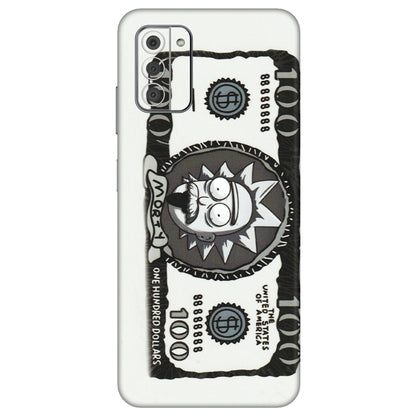 HMD NOKIA Phone Skins (All Models) - Rick And Morty Hundred Dollar Anime - Matte Finish (M-161) HMD Nokia G42 5G