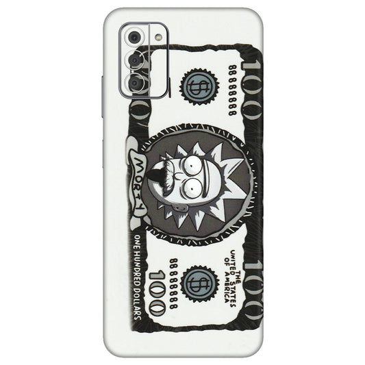 HMD NOKIA Phone Skins (All Models) - Rick And Morty Hundred Dollar Anime - Matte Finish (M-161) HMD Nokia G42 5G