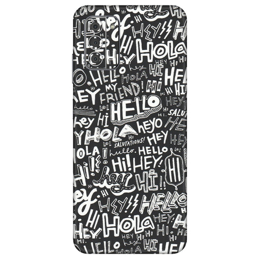 HMD NOKIA Phone Skins (All Models) - Hi Hello Doodles - Matte Finish (M-25) HMD Nokia G42 5G