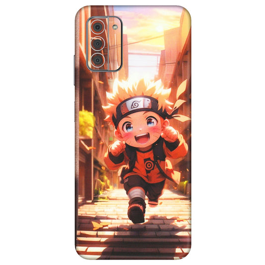 HMD NOKIA Phone Skins (All Models) - Naruto Cute Toon Running - Matte Finish (M-04) HMD Nokia G42 5G
