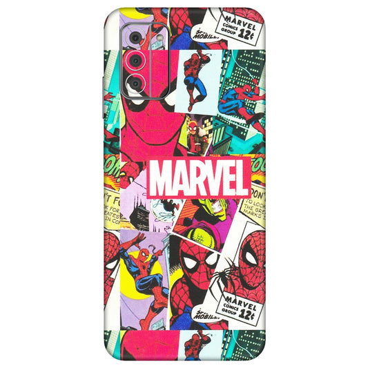 HMD NOKIA Phone Skins (All Models) - Marvel Comic Spiderman Grafitti - Matte Finish (M-72) HMD Nokia G42 5G