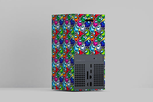 Xbox Series X Among Us Colourful Finish Skin