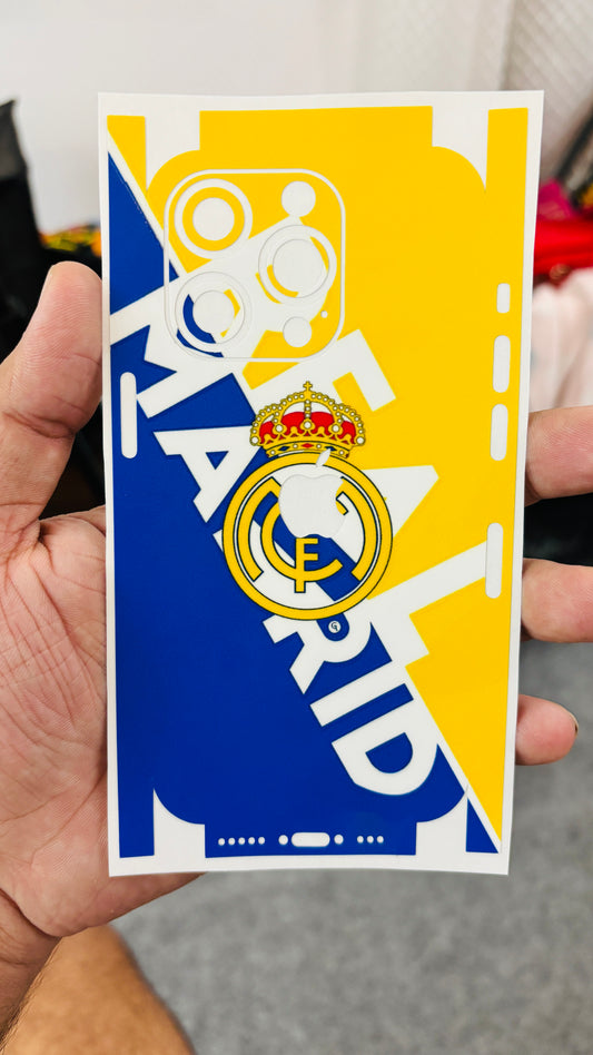 Real Madrid's Fan Club 3D Textured Phone Skin