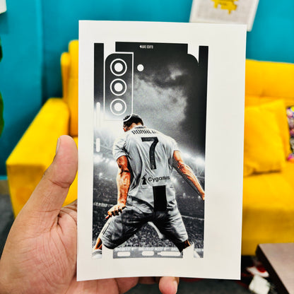 Ronaldo CR7 Crazy 3D Textured Phone Skin