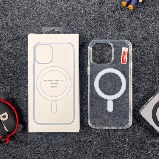 Transparent Magsafe Cover & Case for iPhone (All Models)