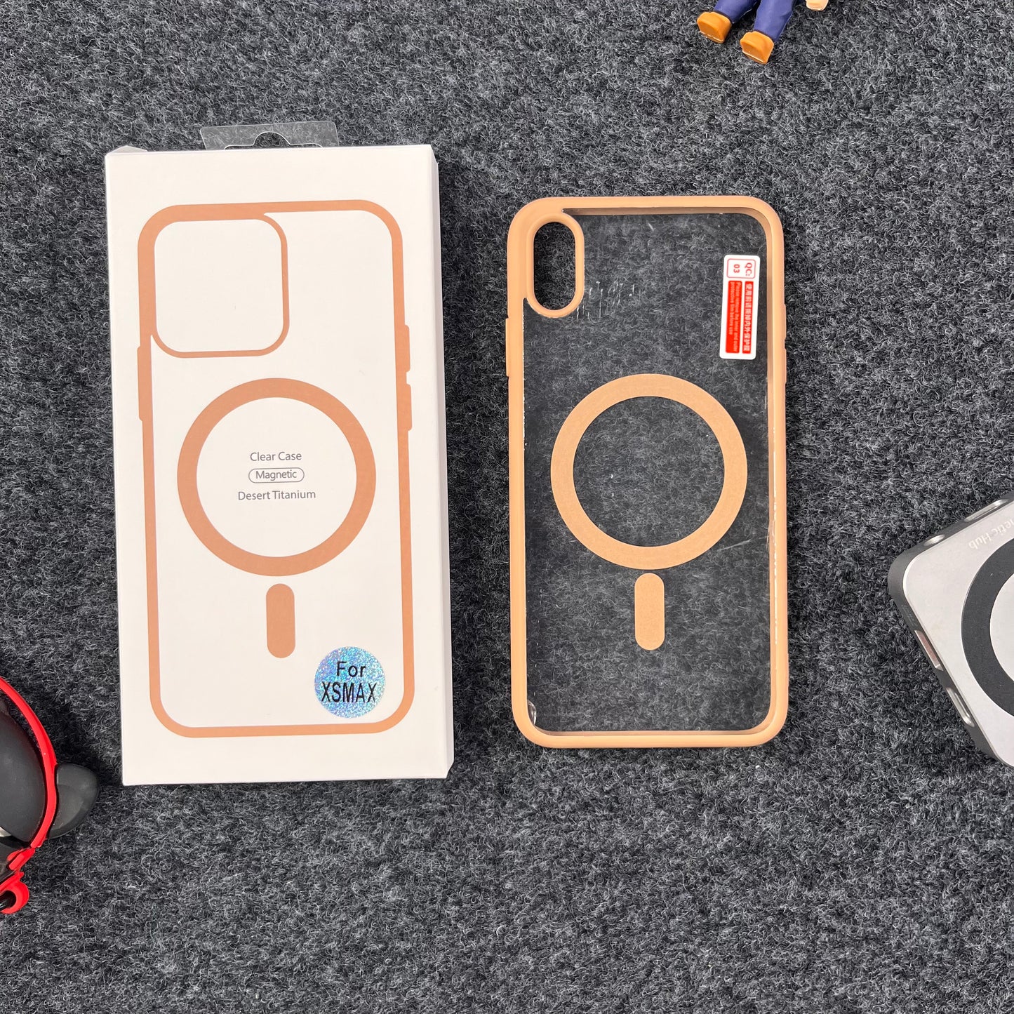 Desert Titanium Magsafe Cover & Case for iPhone (All Models)