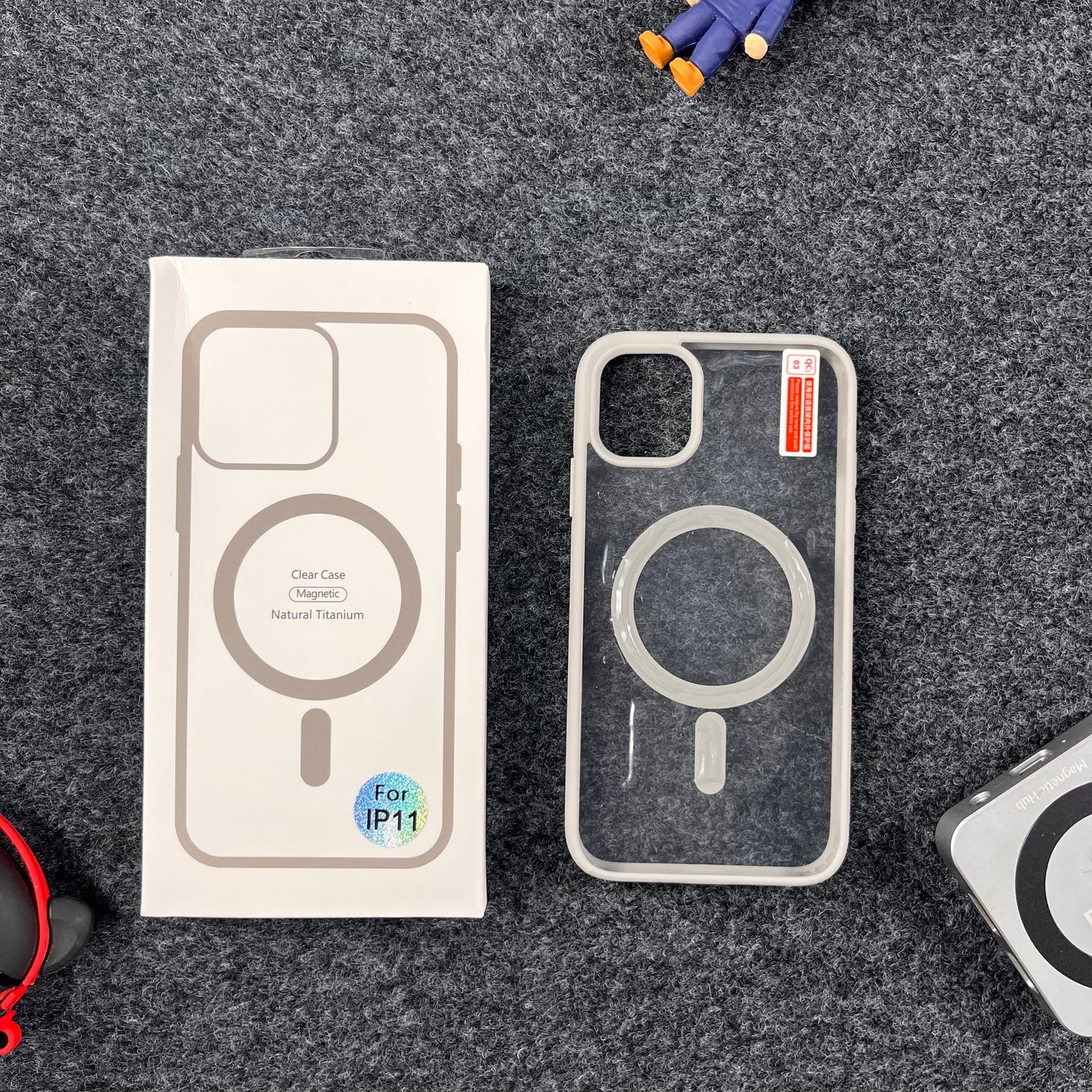 Natural Titanium Magsafe Cover & Case for iPhone (All Models)