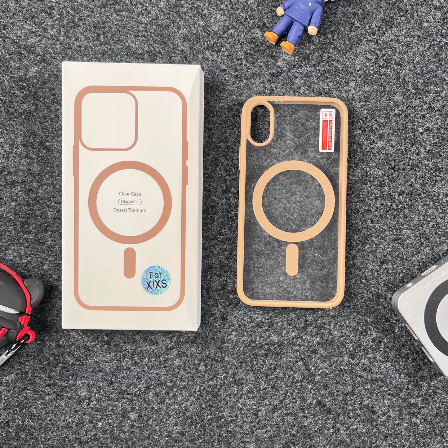 Desert Titanium Magsafe Cover & Case for iPhone (All Models)