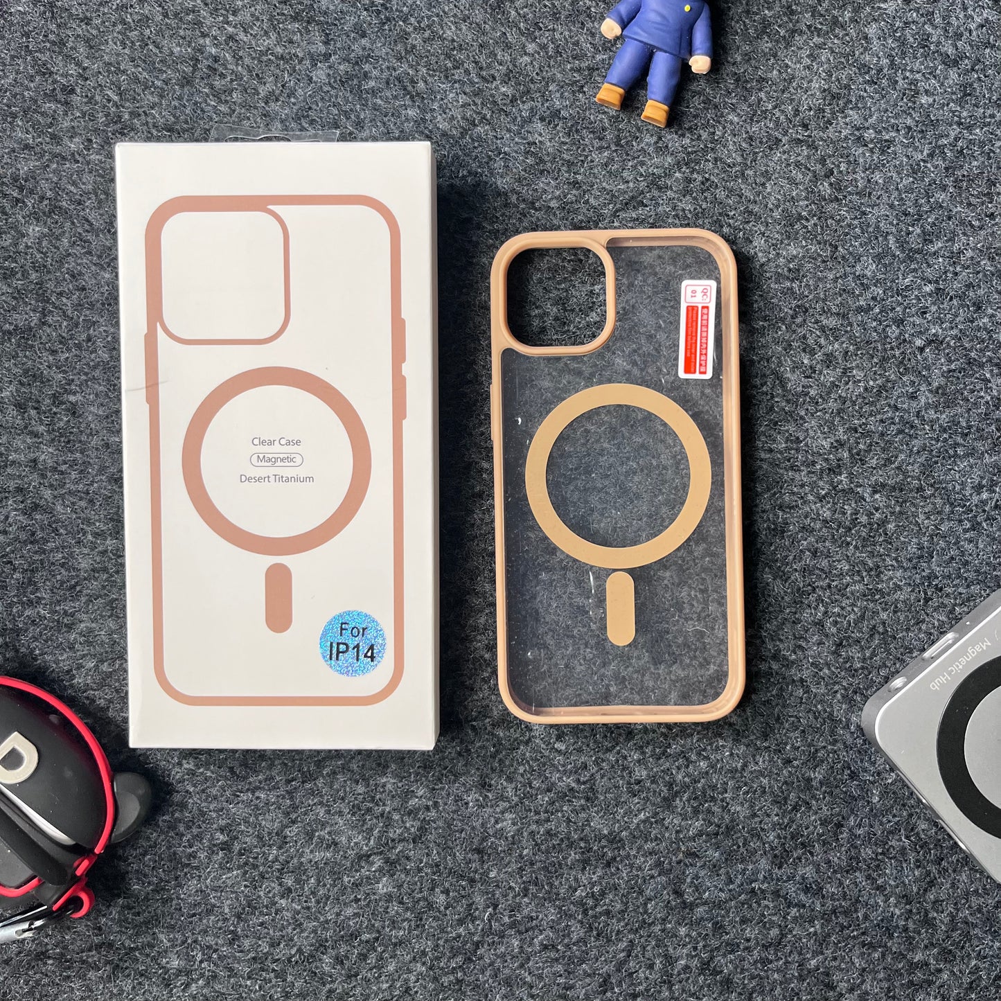 Desert Titanium Magsafe Cover & Case for iPhone (All Models)