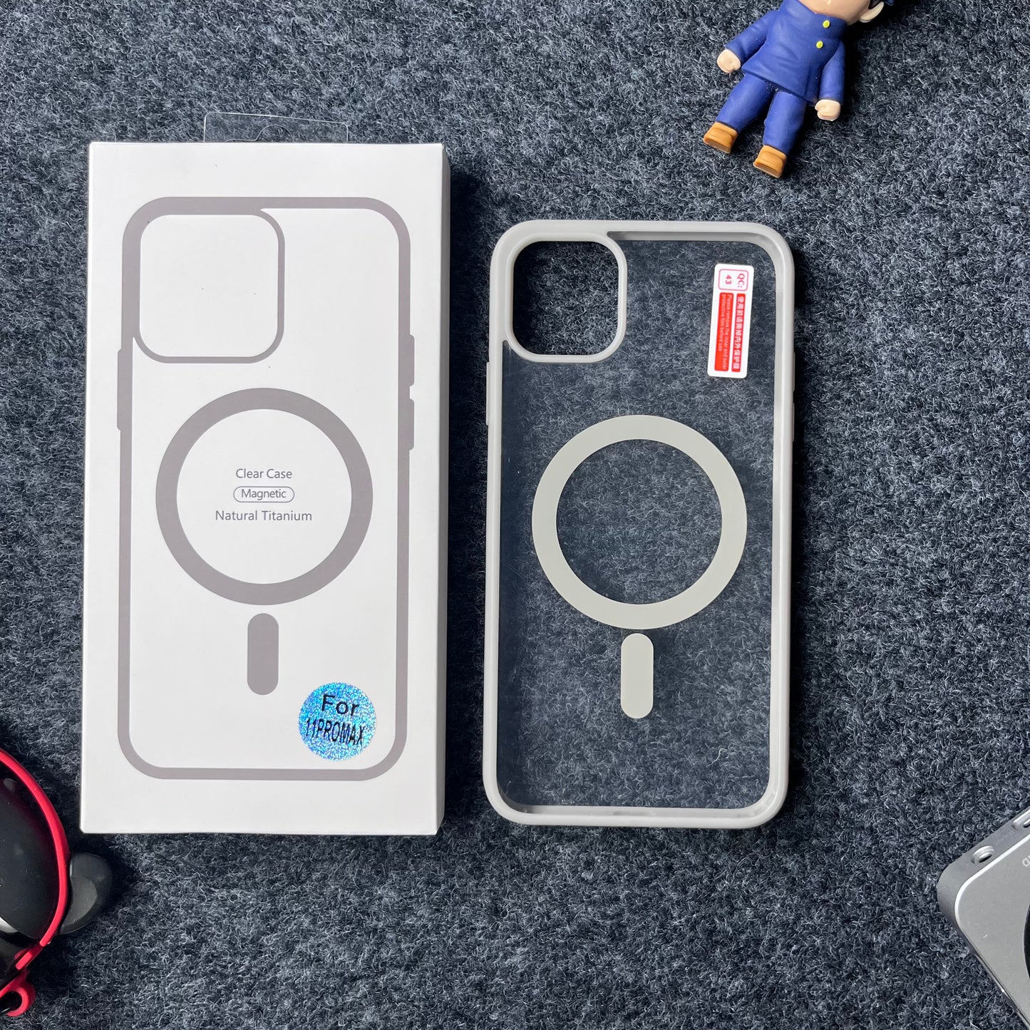 Natural Titanium Magsafe Cover & Case for iPhone (All Models)