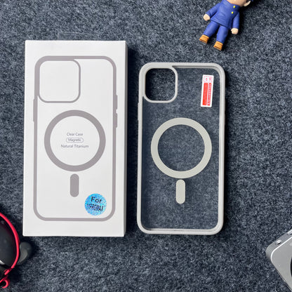 Natural Titanium Magsafe Cover & Case for iPhone (All Models)