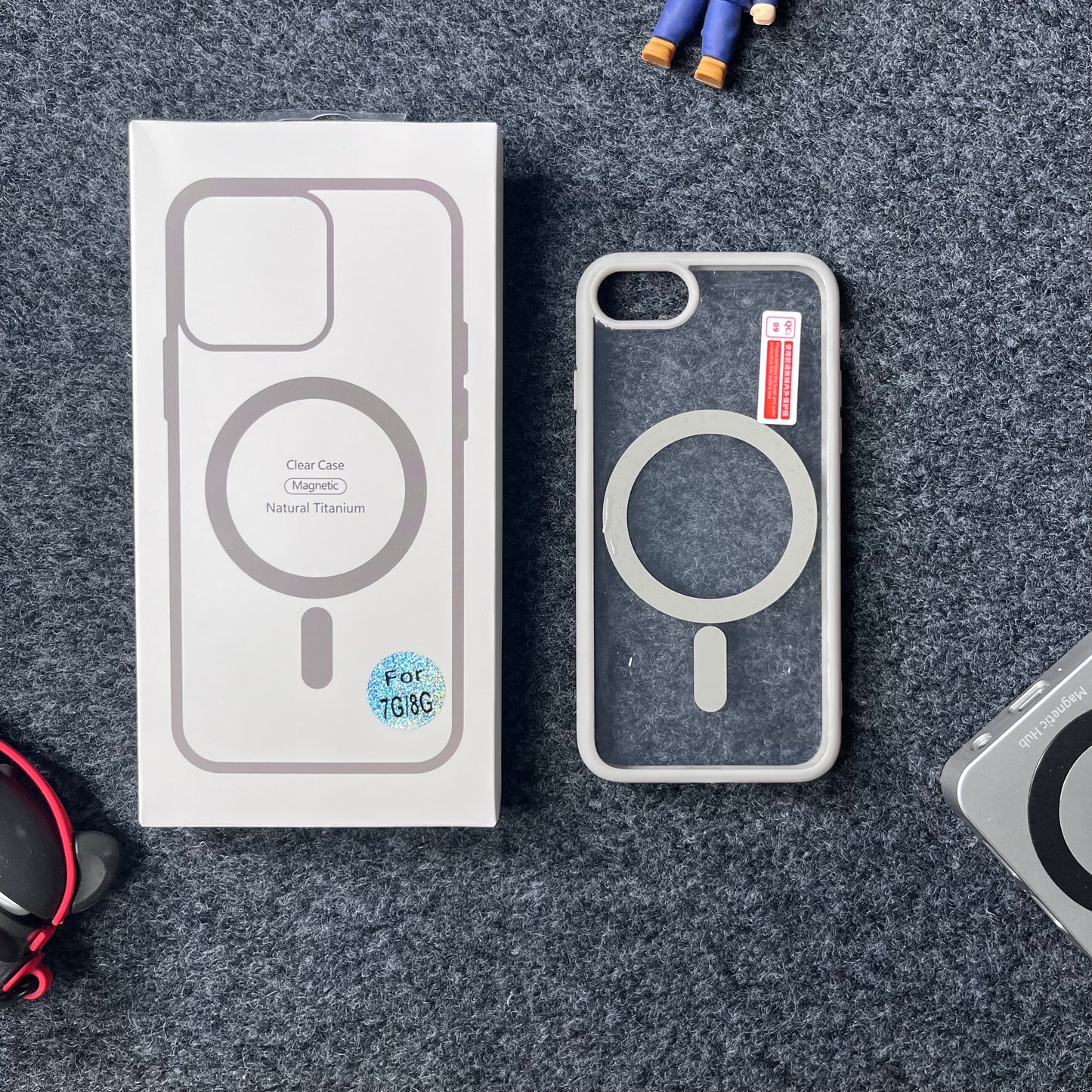 Natural Titanium Magsafe Cover & Case for iPhone (All Models)