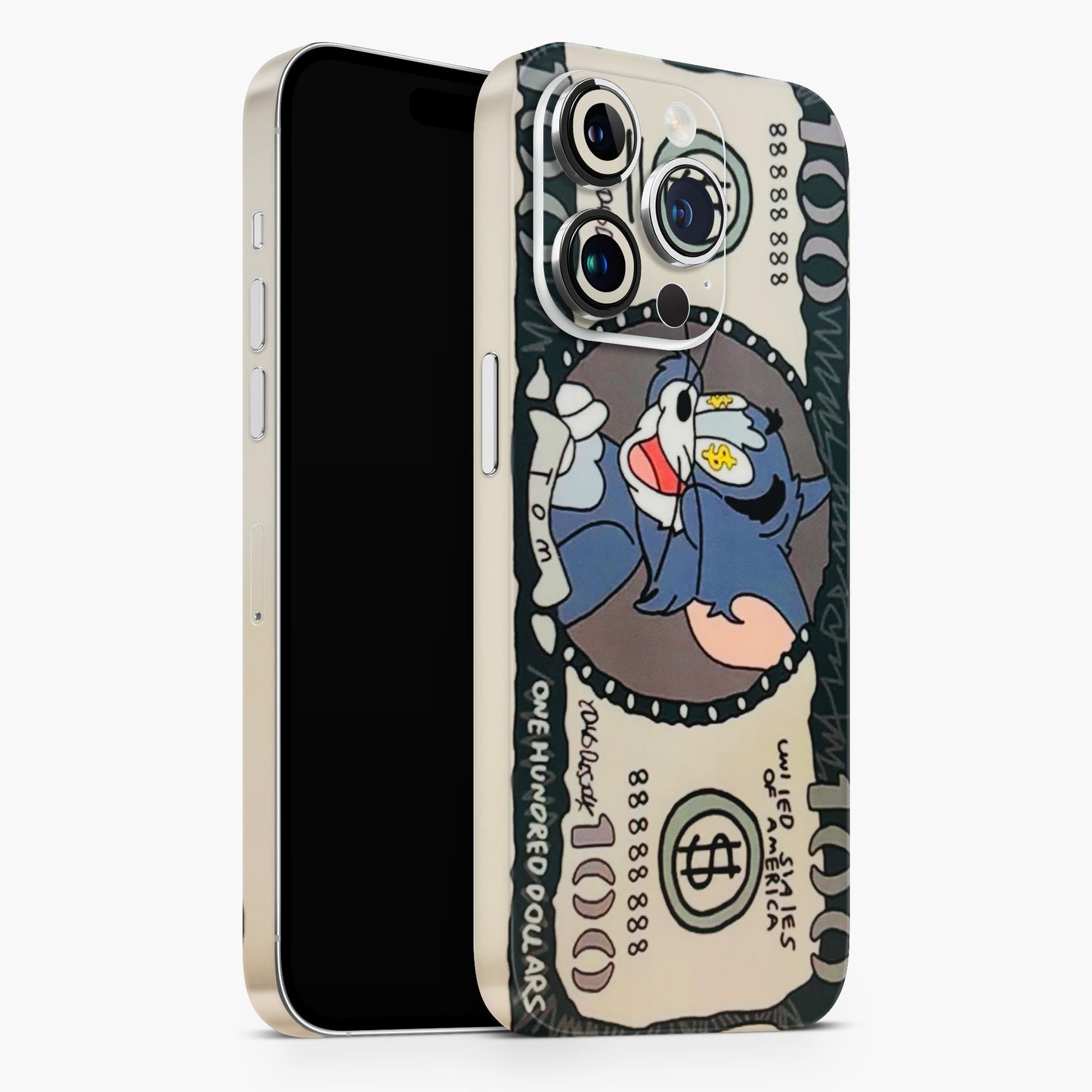 Tranzy Series One Hundred Dollar Tom Matte Finish Phone Skin