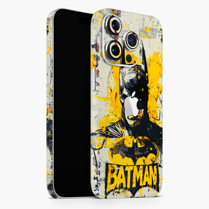 Batman Yellow BT 3D Embossed Phone Skin