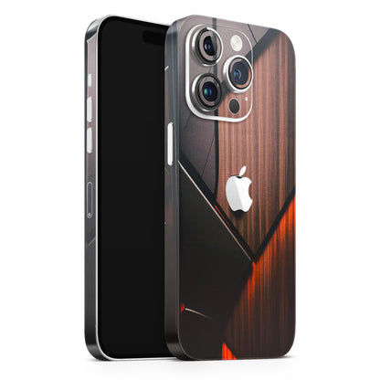 Lambo Beauty Wood Pattern Sober Matte Finish Phone Skin