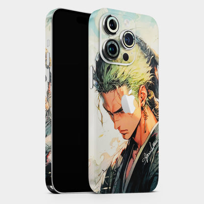 New Roronoa Zoro One Picece Anime Matte Finish Phone Skin