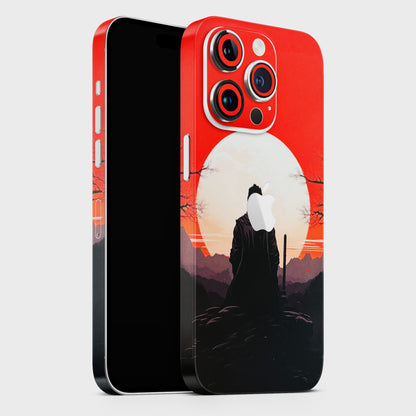 Samurai Anime Matte Finish Phone Skin