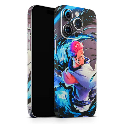 New Jujutsu Kaisen Grey Blue Anime Matte Finish Phone Skin