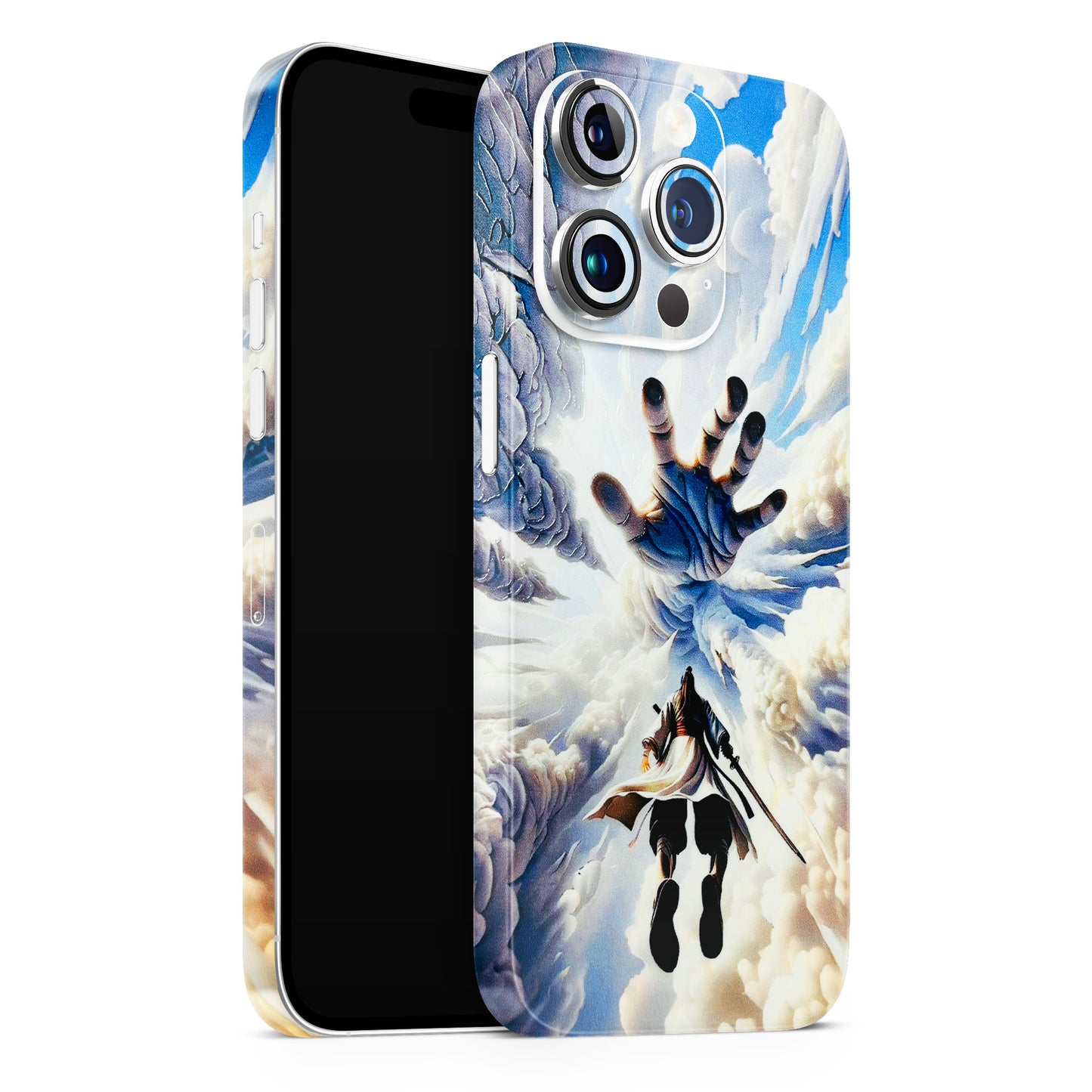 Big Hand With Monkey King 3D Embossed Phone Skin