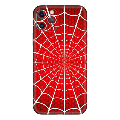 Apple iPhone Skins (All Models) - Classic Spidey Web - 3D Embossed Finish (L-115) iPhone 11 Pro Max