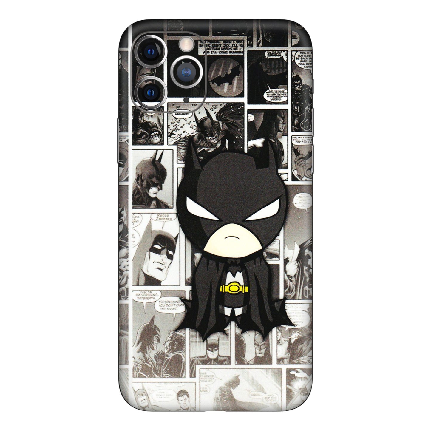 Apple iPhone Skins (All Models) - Toon Batman - 3D Embossed Finish (L-182) iPhone 11 Pro Max