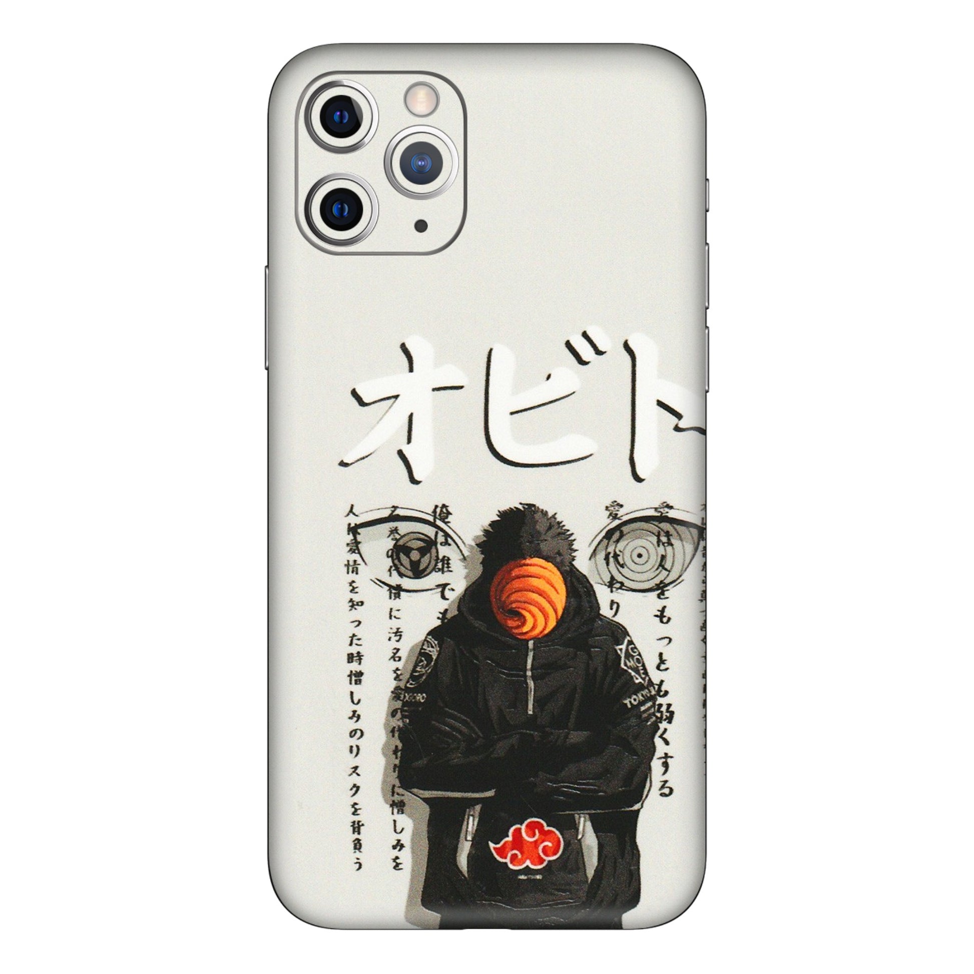 Apple iPhone Skins (All Models) - Obito Anime Eye - 3D Embossed Finish (L-19) iPhone 11 Pro Max