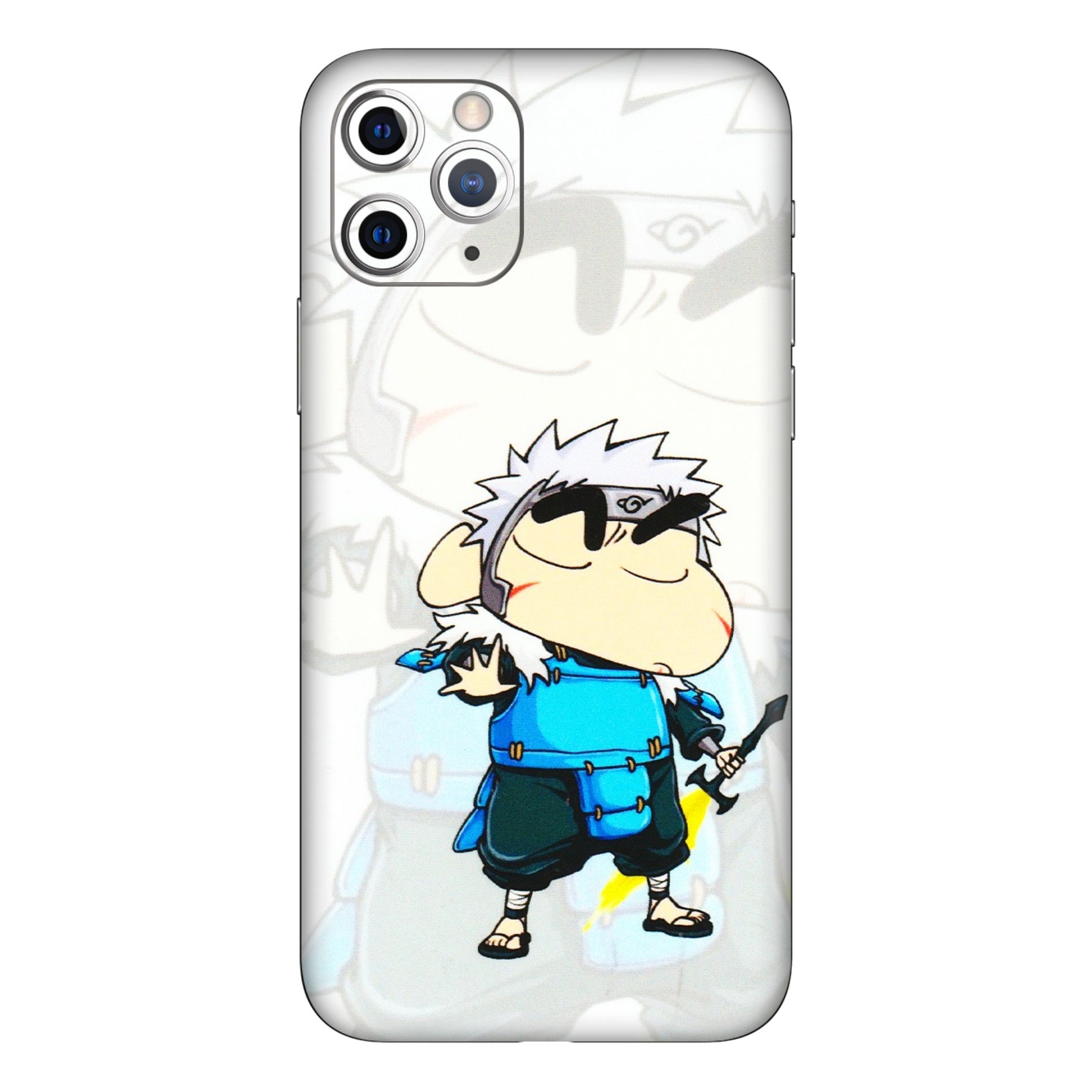 Apple iPhone Skins (All Models) - Angry Young Shinchan - 3D Embossed Finish (L-226) iPhone 11 Pro Max