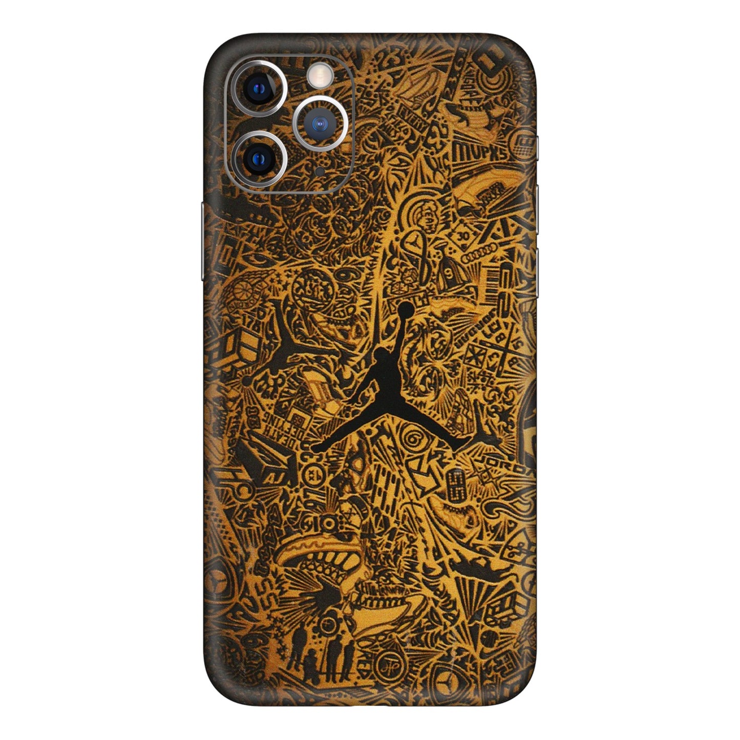 Apple iPhone Skins (All Models) - Premium Gold Basketball Player - 3D Embossed Finish (L-236) iPhone 11 Pro Max