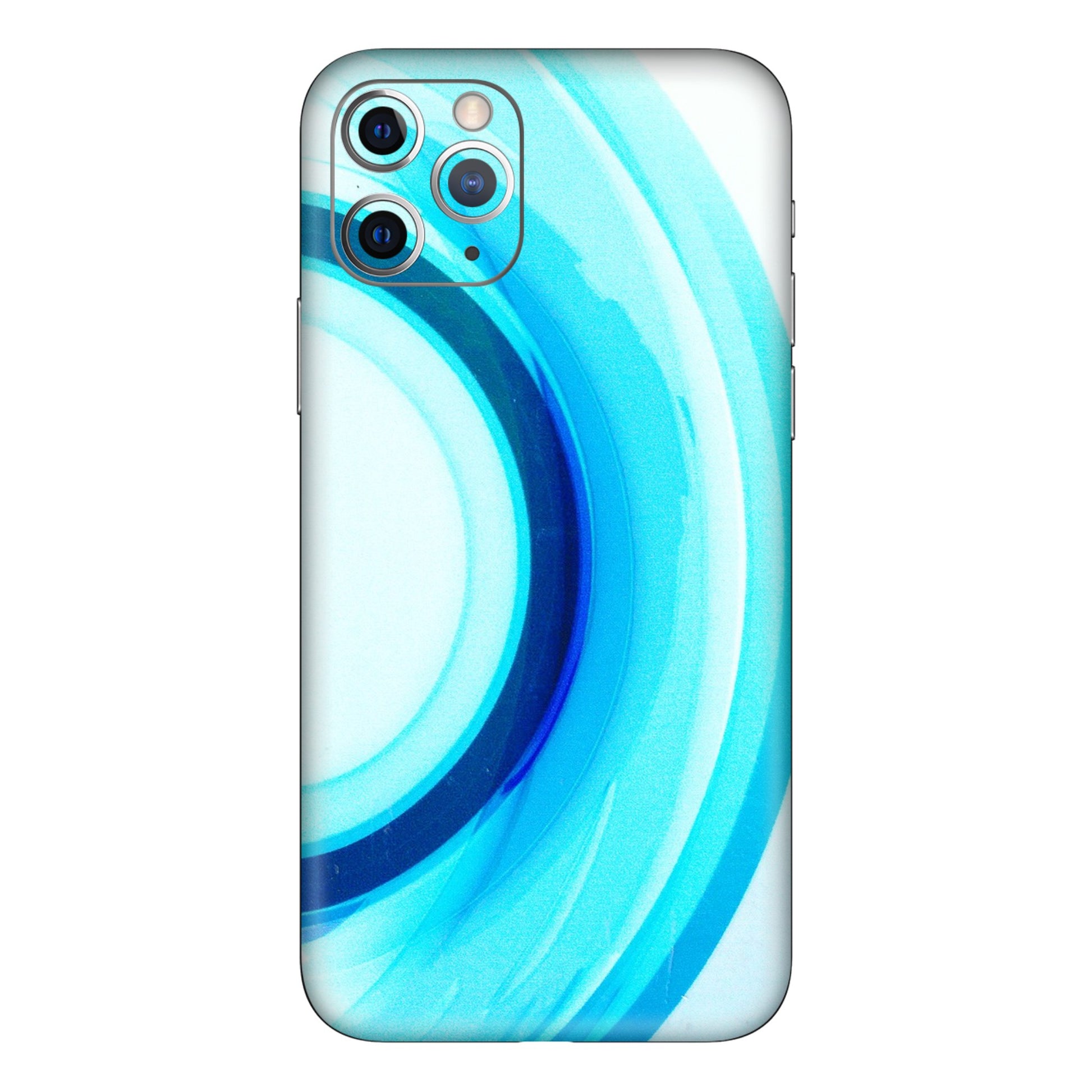Apple iPhone Skins (All Models) - The Blue Curve - 3D Embossed Finish (L-244) iPhone 11 Pro Max